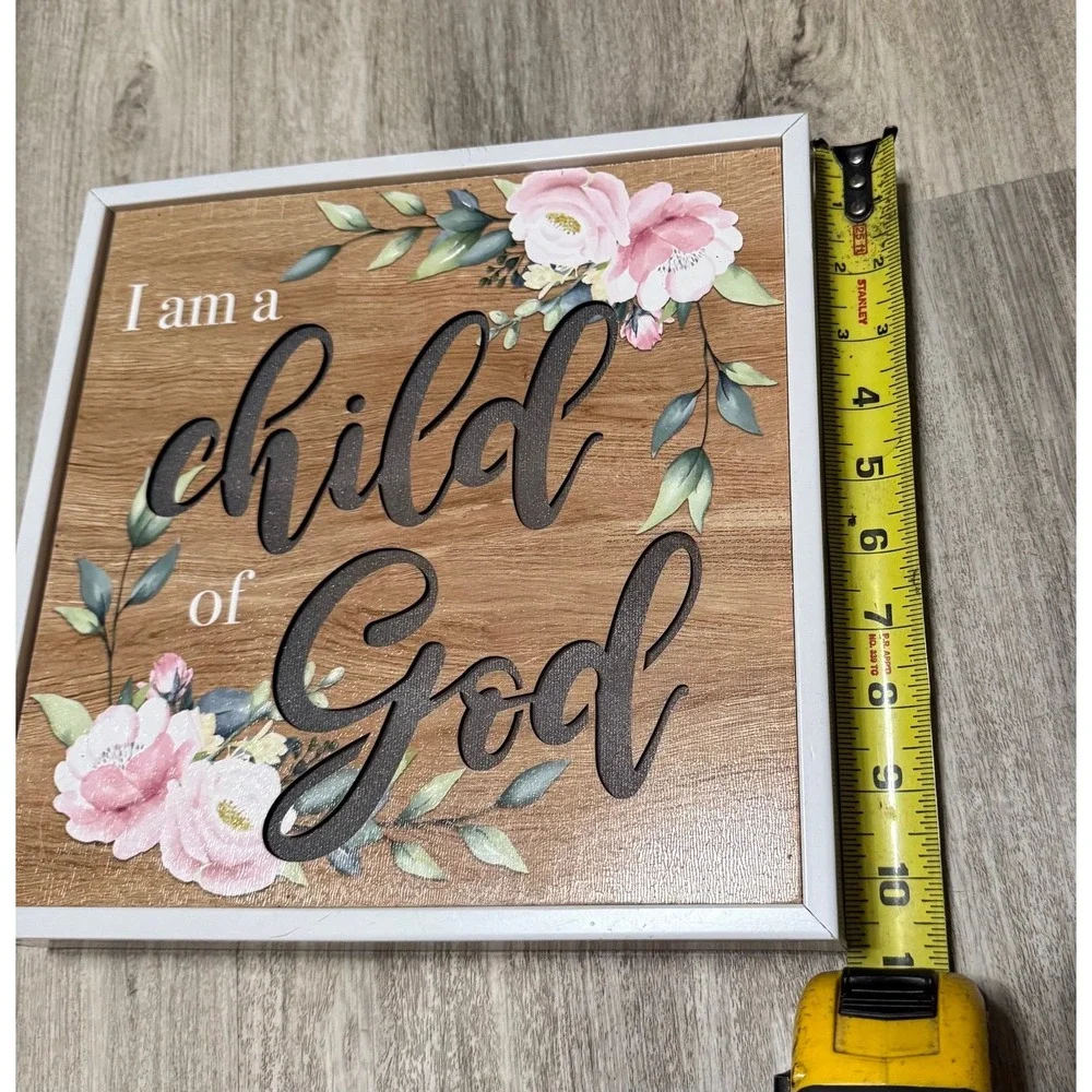 Child‎ of God wooden light up decor